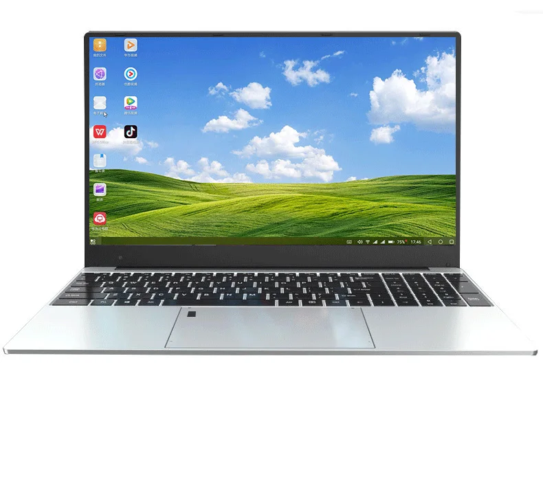 

Gamer Laptops 15.6" 1080P HD Screen Computer AMD Ryzen R7 2700U Fingerprint Gaming Laptop Notebook Office Work Portable Laptop