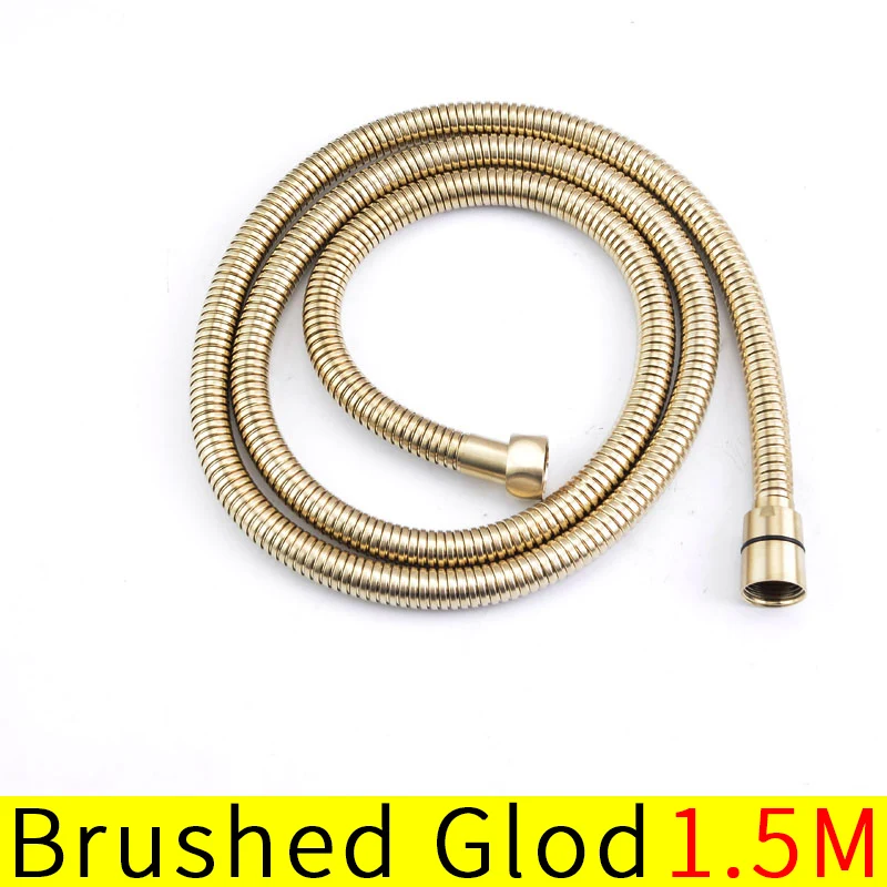 Хромированный полированный шланг для душа 150 см G1/2 аксессуары ванной гибкий из
