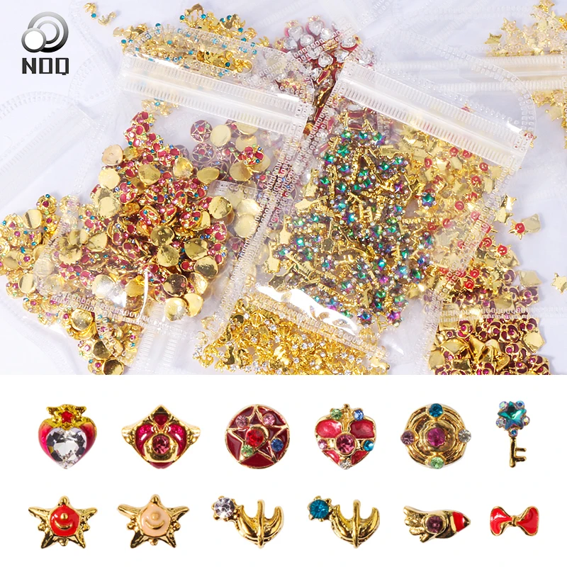 Матросские аксессуары в стиле Сейлор Мун 100 шт. украшения для дизайна ногтей