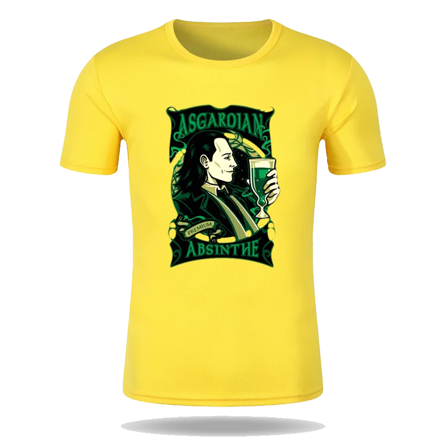 

Loki Tom Hiddleston асгардианская быстросохнущая футболка 100% полиэстер парная стильная футболка с круглым вырезом для бега