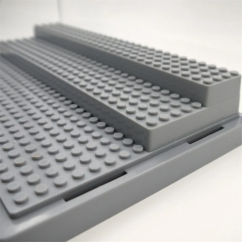 

1pc Dustproof ShowCase Gray Base 3 Steps Display Box Acrylic Plastic Display Box Case 25.5X15.5X13.8cm Compatible All Brands