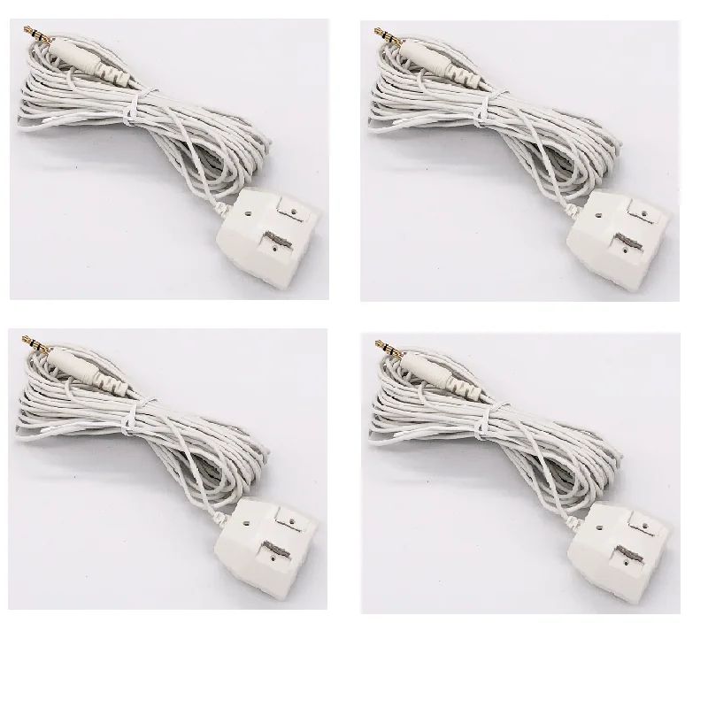 

4pcs Sensitive Water Leakage Sensor Cable 6m with Double-side Metal Contact for Water Leakage Alarm Host WLD-806,WLD-807,WLD-808