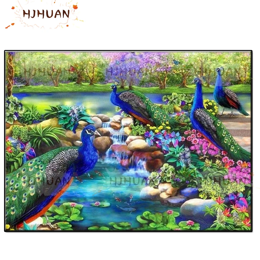 

5D Diamond Painting Animal art, peacock Cross Stitch Mosaic Diamond Embroidery Full Square Picture Of Rhinestone Home Decor
