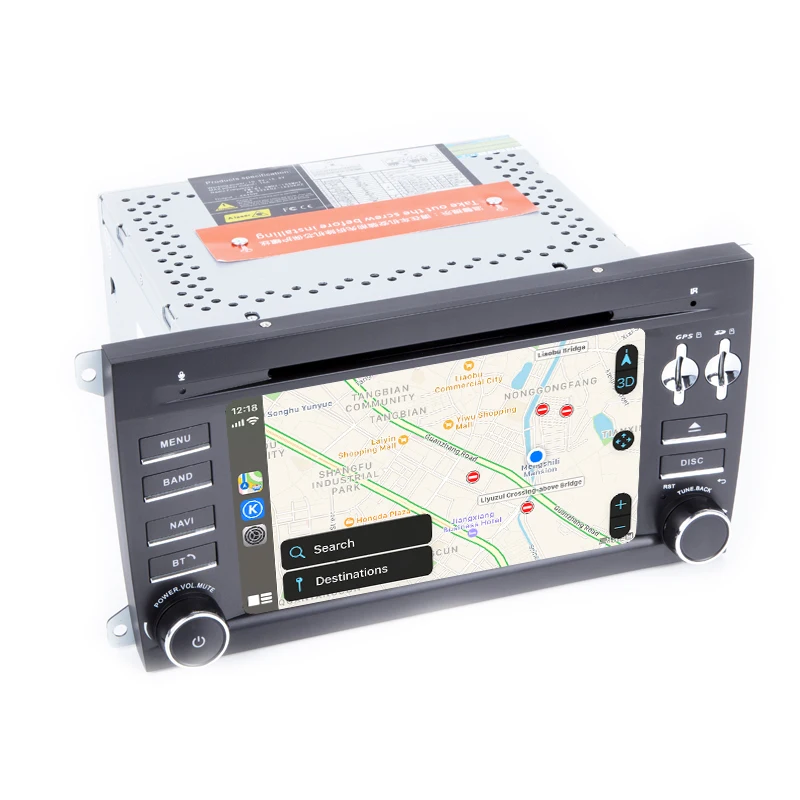 Автомобильный мультимедийный DVD-плеер с Android 9 0 система CarPlay для Porsche Cayenne S GTS 2003-2010