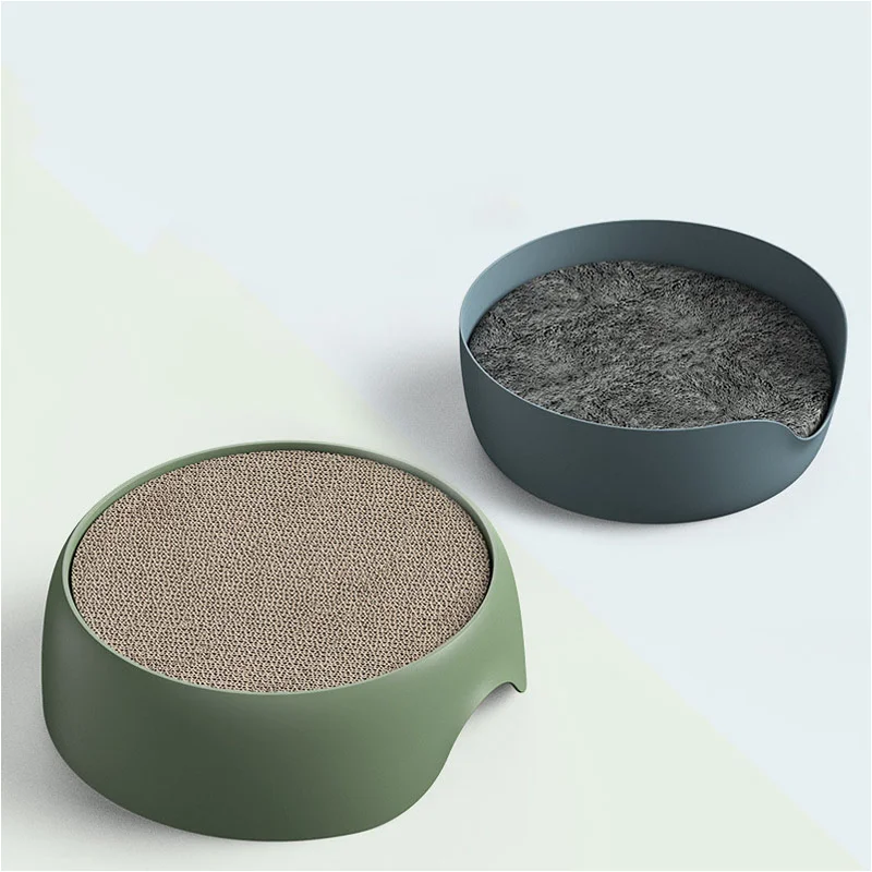 Универсальная Всесезонная кошачья кровать Когтеточка для кошек съемная и