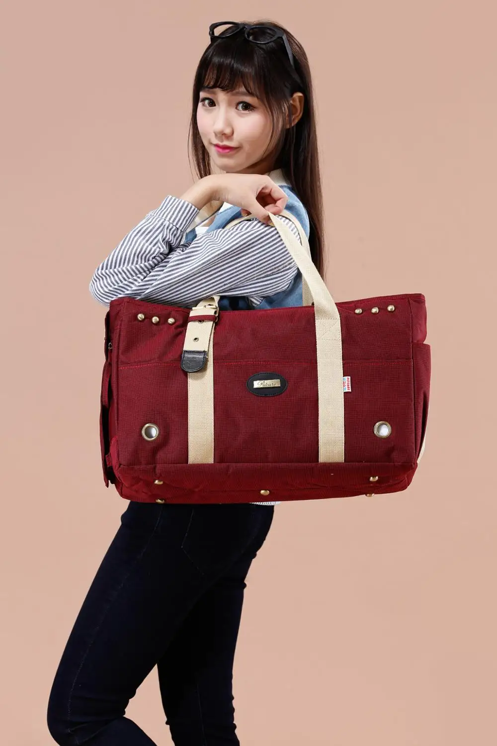 Цветная красная переноска для домашних животных питомцев переносная сумка собак