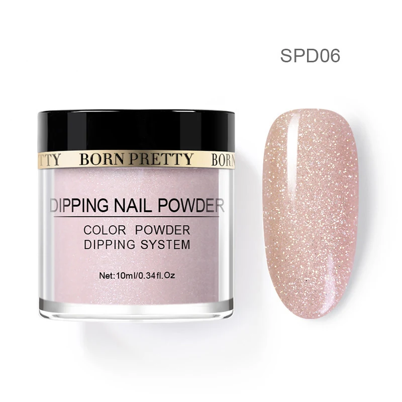 BP-SPD06 Born pretty, голографическая погружение порошки для ногтей градиент окунания блеск украшения длительным, чем УФ гель натуральный сухой без лампы лечения - Цвет: BP-SPD06