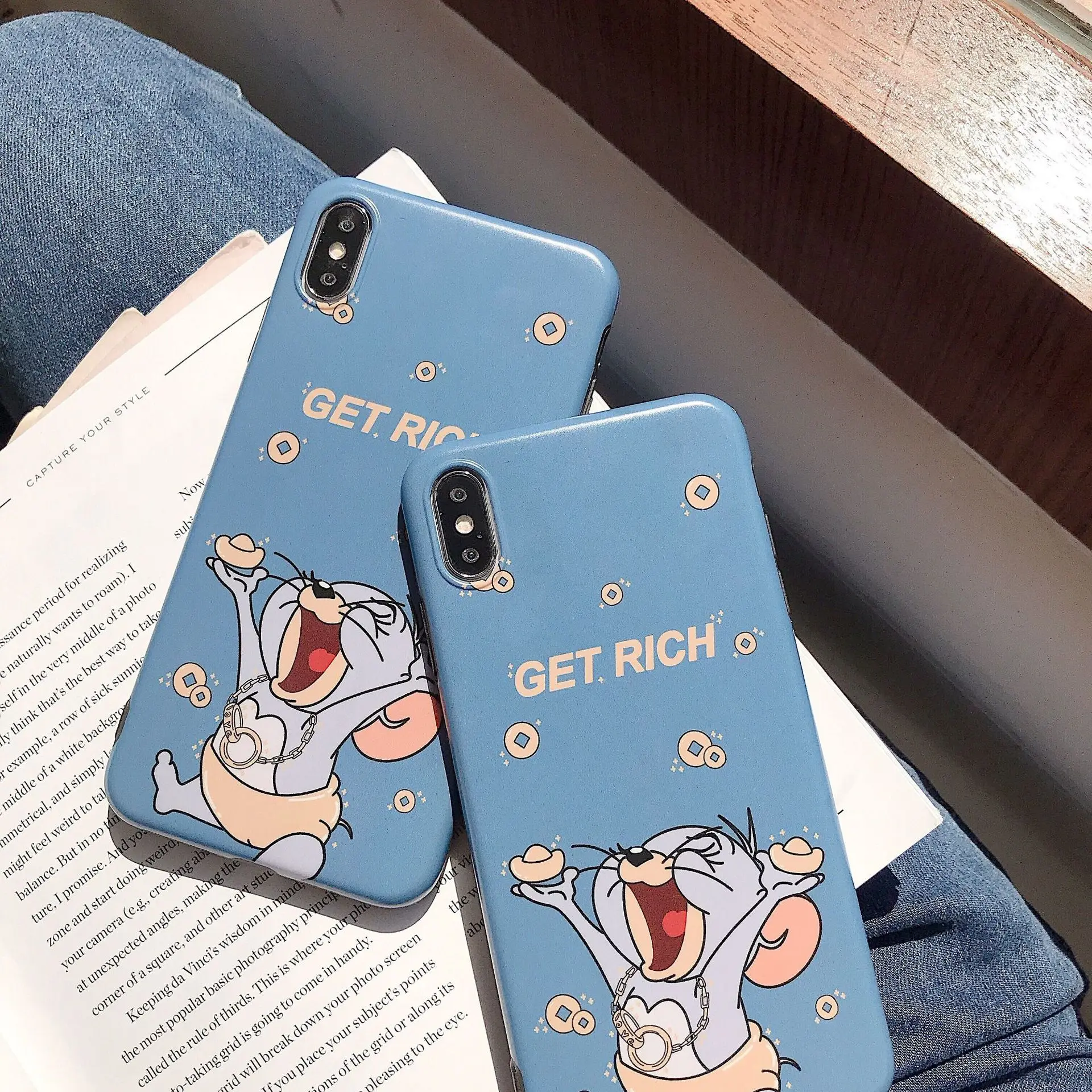 Милый мультяшный чехол для телефона с мышкой iPhone 11 Pro Max XR X Xs Xsmax 7 Puls 6 6S 8 s Ретро