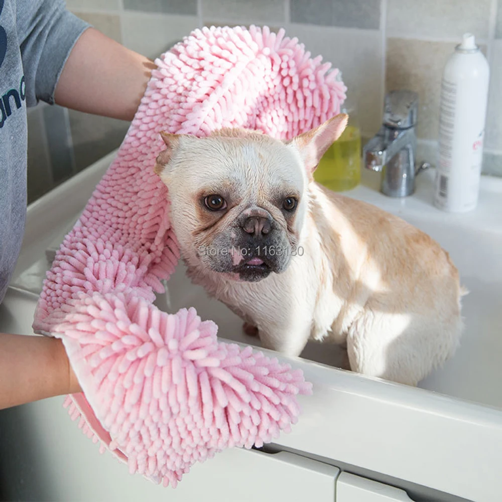 

12 pcs/lot Pet Grooming Massage Towel Pet Dog Cat Soft Dry Bath Towels Absorbent Quick-drying Multi Cleaning Tool Pet Supplies