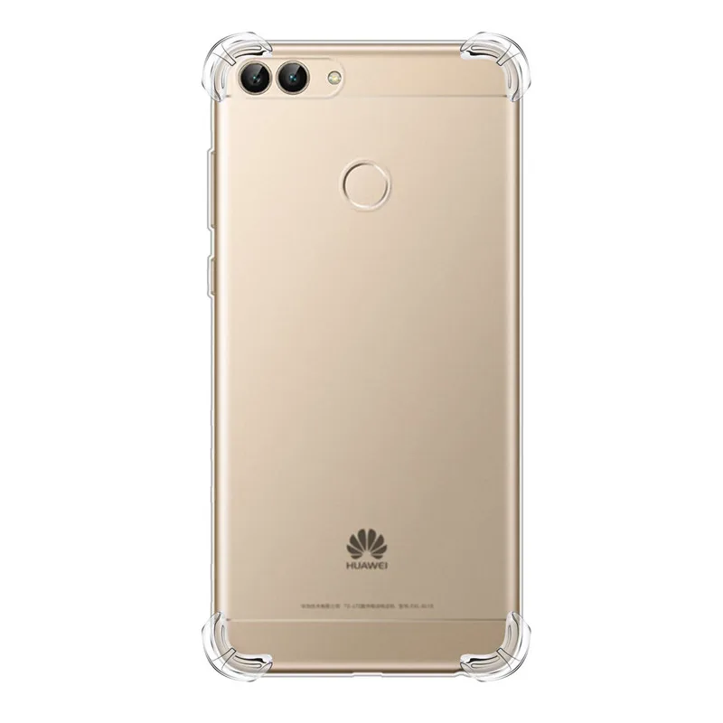 Противоударный Прозрачный чехол для Huawei Enjoy 7/P Smart/P8 Lite 2017/P Smart Plus/Nova 3i прозрачная