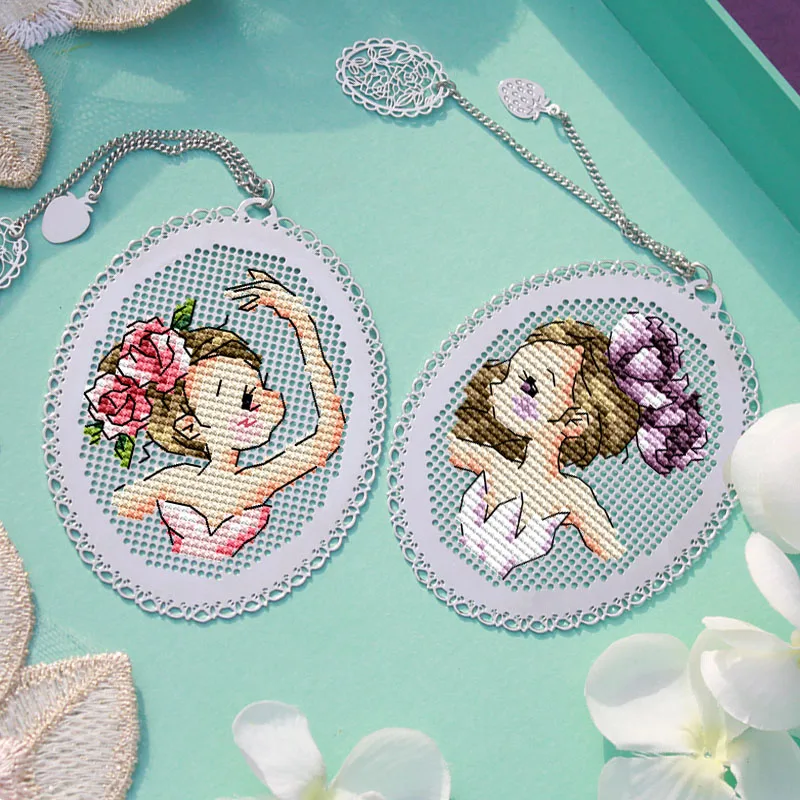 Маленький принц 2 ремесла Стич Вышивка крестом металлическая Закладка Рукоделие