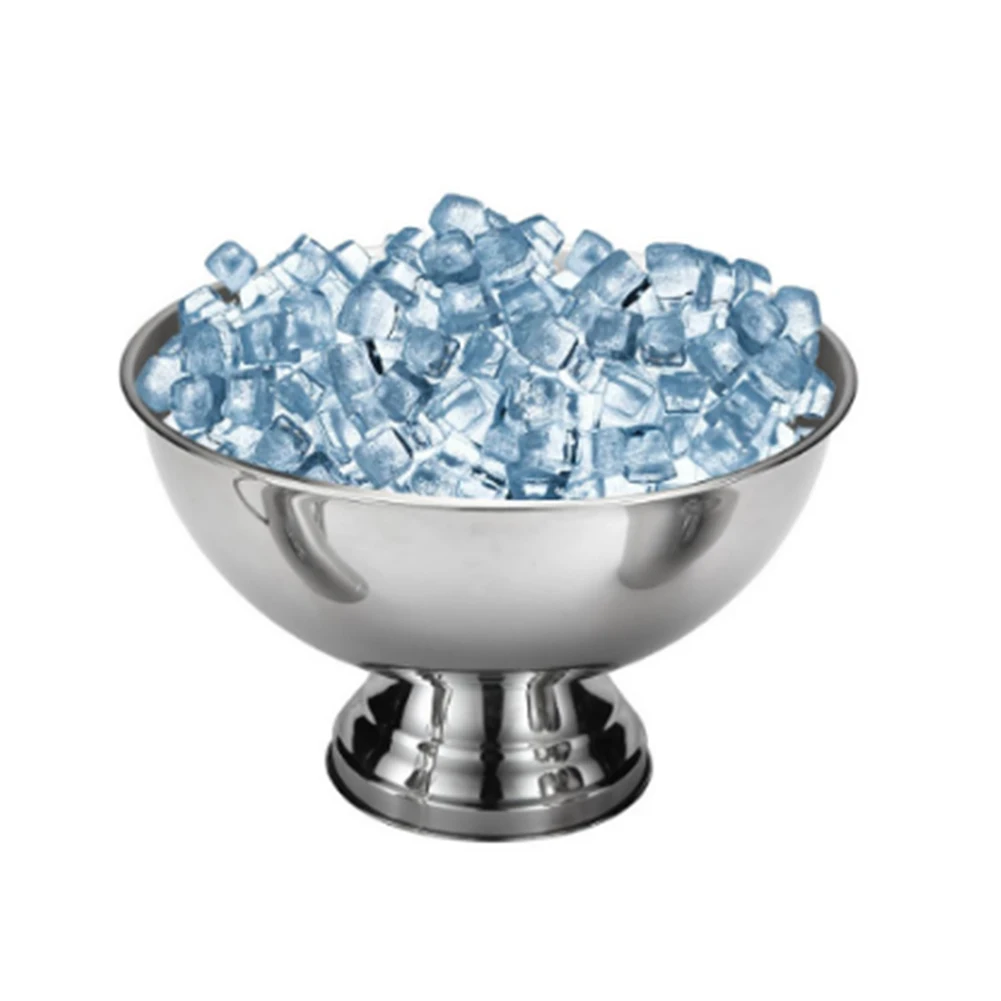 Чаша для жареного мороженого из нержавеющей стали чашка салата десерта барная