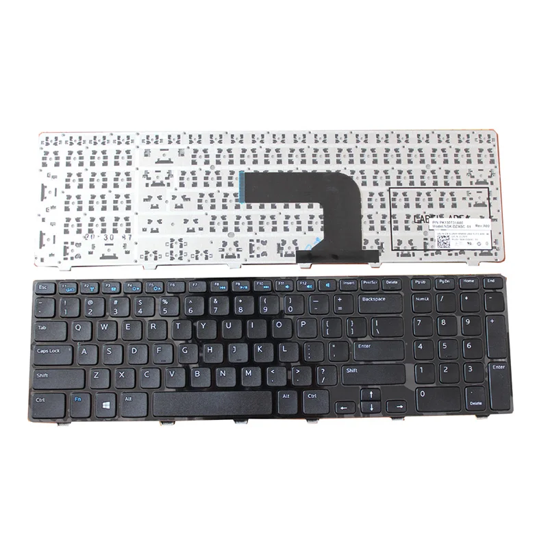 Новая клавиатура для DELL 17R 3721 5721 3737 5737 N3721 N5721 M731R 5735 US ноутбука с рамкой|keyboard for