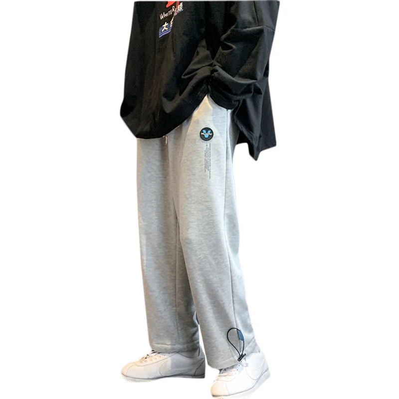 

2020 Spring Autumn Korean Fashion Couple Sweatpants Men Hip Hop Sports Casual Pants Kpop Joggers Streetwear Male Clothing