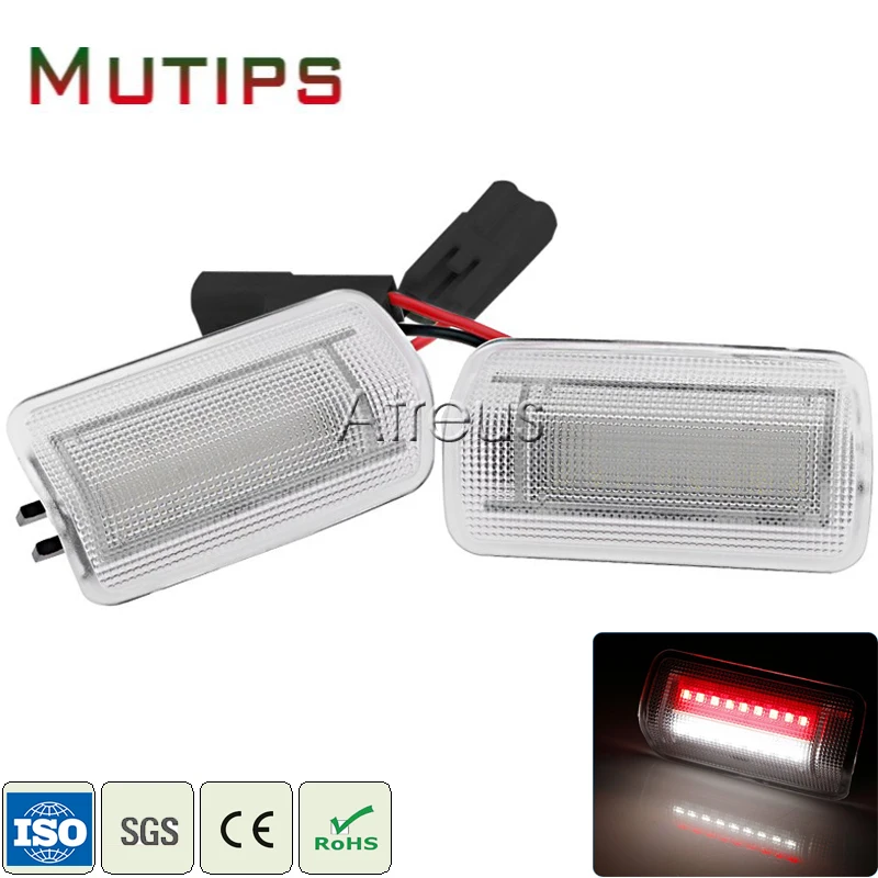 Mutips автомобиля светодиодный дверь приветственное оповещение дневные ходовые