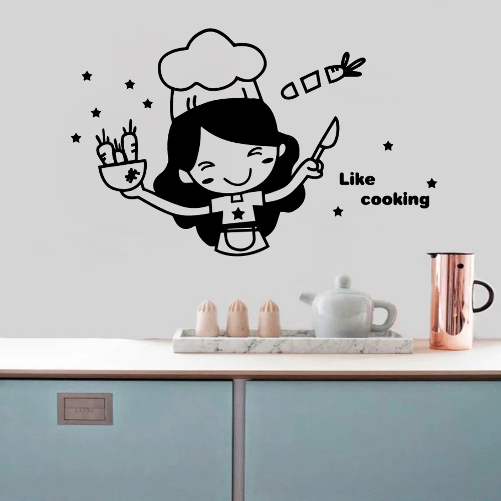 Кухонная виниловая настенная наклейка для домашнего декора украшение столовой