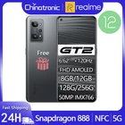 Оригинальный смартфон realme GT2 GT 2, Android 12, телефон с восьмиядерным процессором Snapdragon 888, FHD + AMOLED дисплей 6,62 дюйма, 120 Гц, 5000 мАч, камера 50 МП, IMX766, NFC, OTA