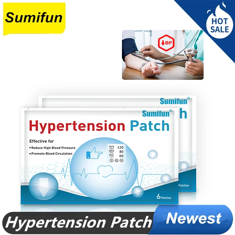 6 шт. пластырь для измерения давления и в крови | Красота здоровье