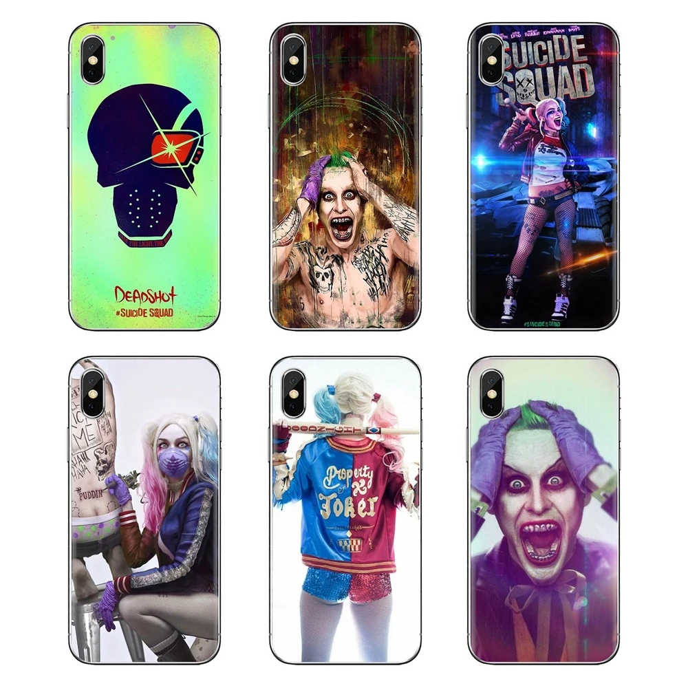 Suicide Squad Harley Quinn Joker TPU Skin Cover For Xiaomi Mi3 Samsung A10 A30 A40 A50 A60 A70 Galaxy S2 Note 2 Grand Core Prime |