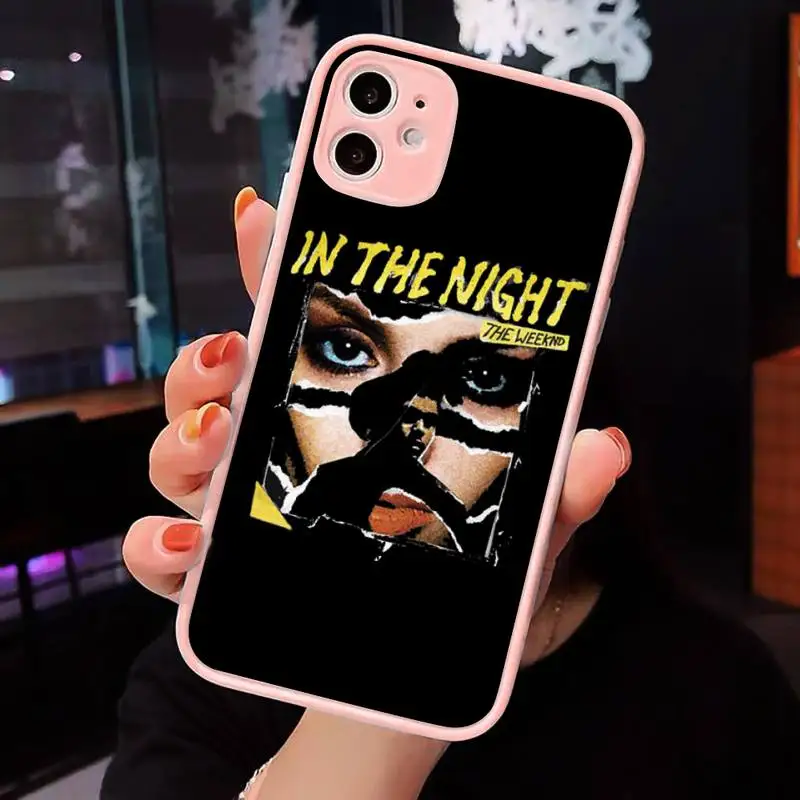 

The Weeknd Starboy Pop Cantor xo Phone Cases Matte transparent For Pink iPhone 12 Mini 11 Pro XR XS Max 7 8 Plus X Back Cover