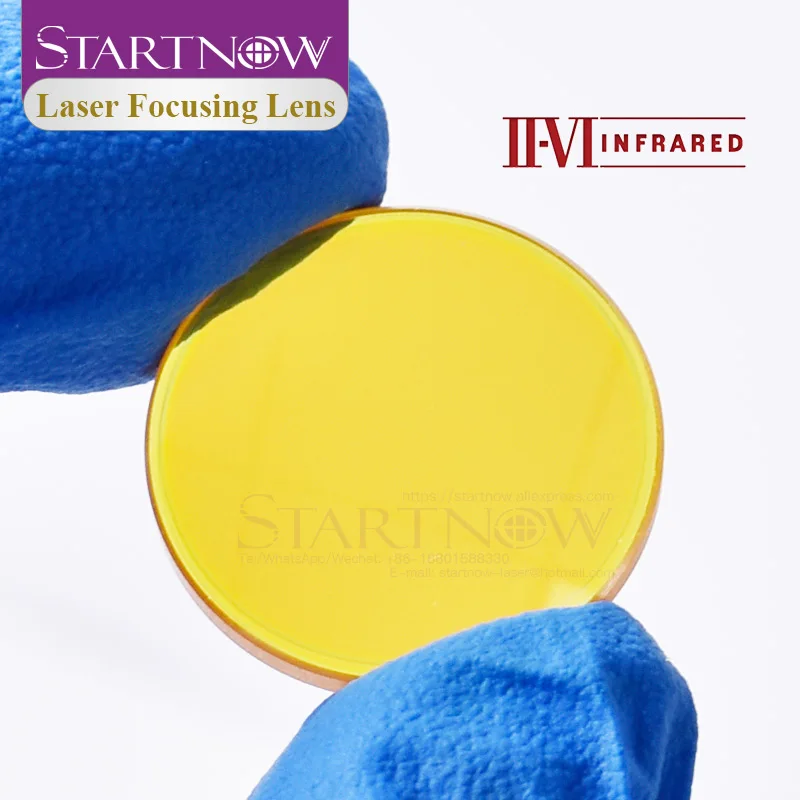 ii vi infrared co2 laser focus lens dia 19 05mm 20mm fl 38 1 50 8 63 5 76 2 101 6 mm for co2 laser cutting machine lenses znse free global shipping