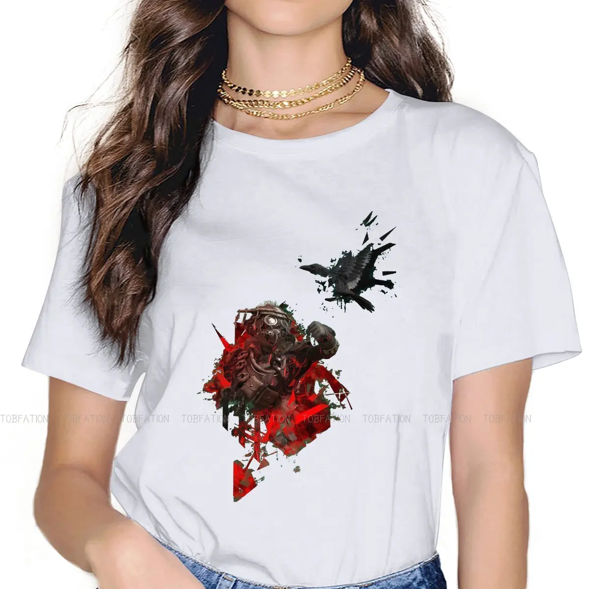 

Battle Royale Graphic TShirt Titanfall Titan Pilot Grave IMC The Militia Game Creative Streetwear Leisure T Shirt Female Gift