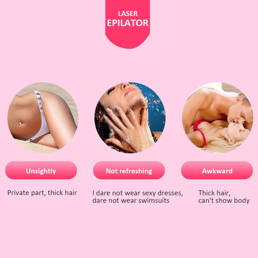 

600000 Flash Professional Permanent Laser Epilator IPL Hair Removal Machine Electric Face Body Photoepilator Painless Depilador