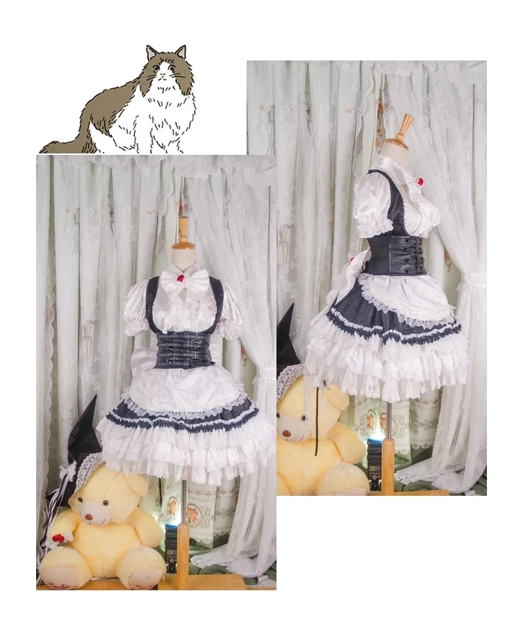 

COSLEE [индивидуальный заказ] аниме проект Touhou Kirisame Marisa Lolita Платье великолепный наряд Косплей Костюм Хэллоуин наряд для вечеринки
