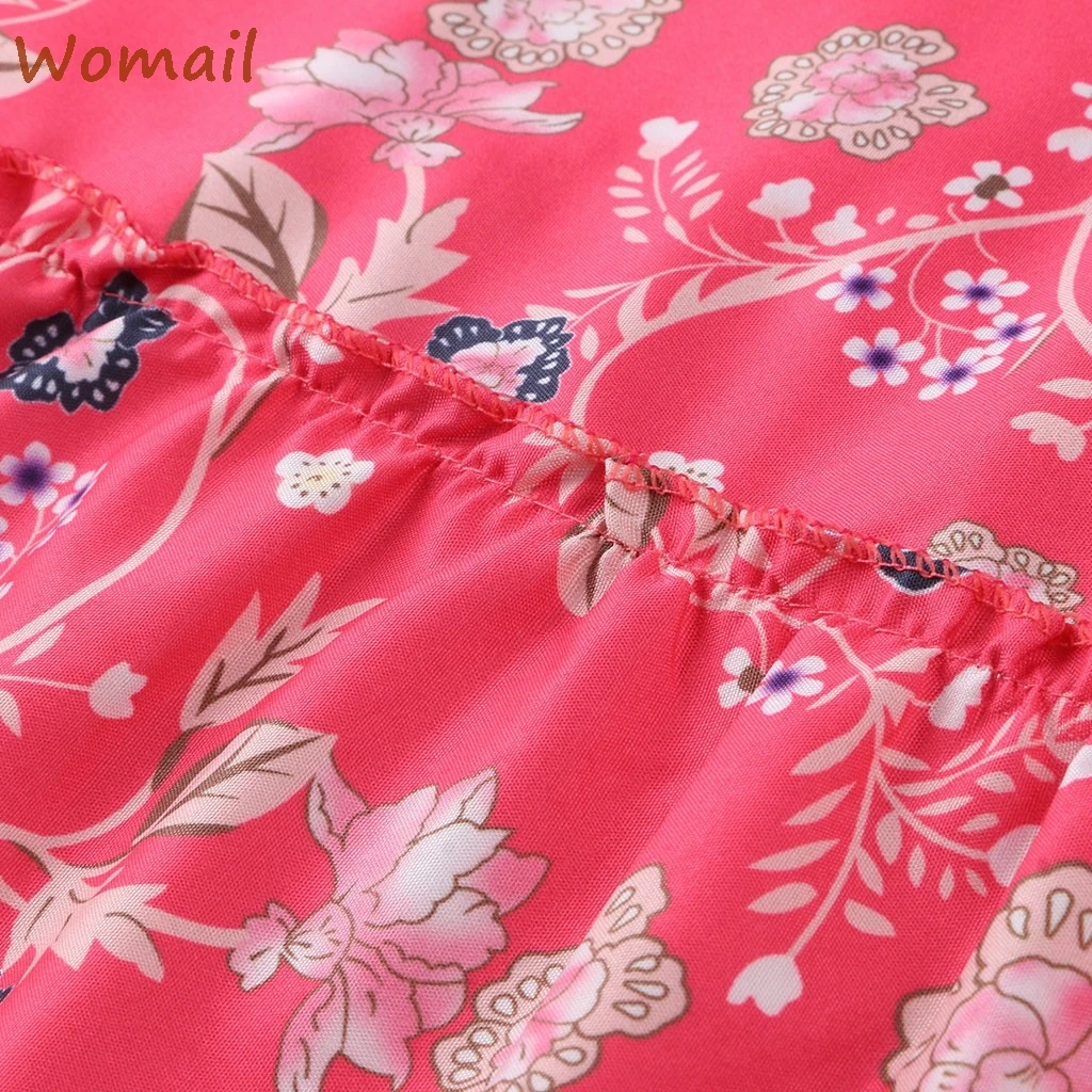 Женское богемное платье с цветочным принтом сексуальное летнее без рукавов