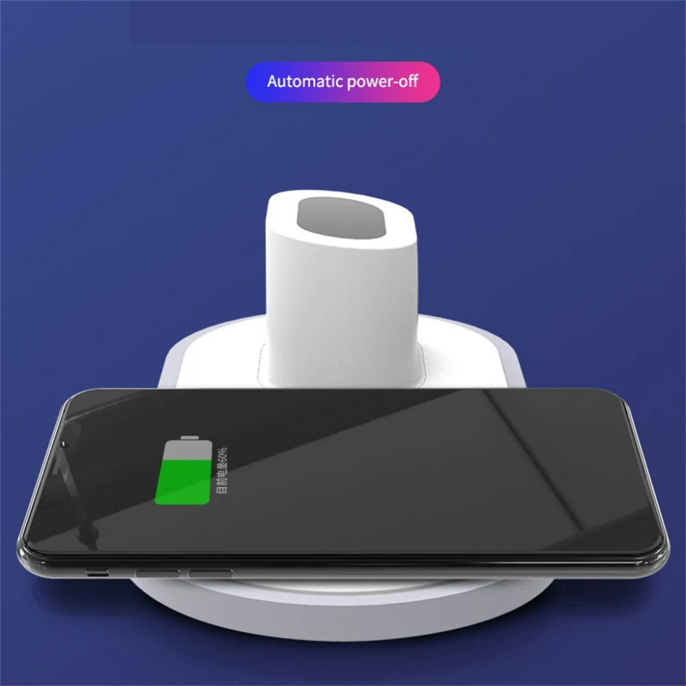 10 Вт Qi Беспроводное зарядное устройство для iphone быстрая зарядная станция для samsung XiaoMi huawei для Apple Watch для Apple AirPods Cargador NW