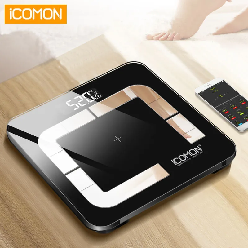 Оригинальные умные весы iCOMON i31 для ванной комнаты цифровые определения жира в