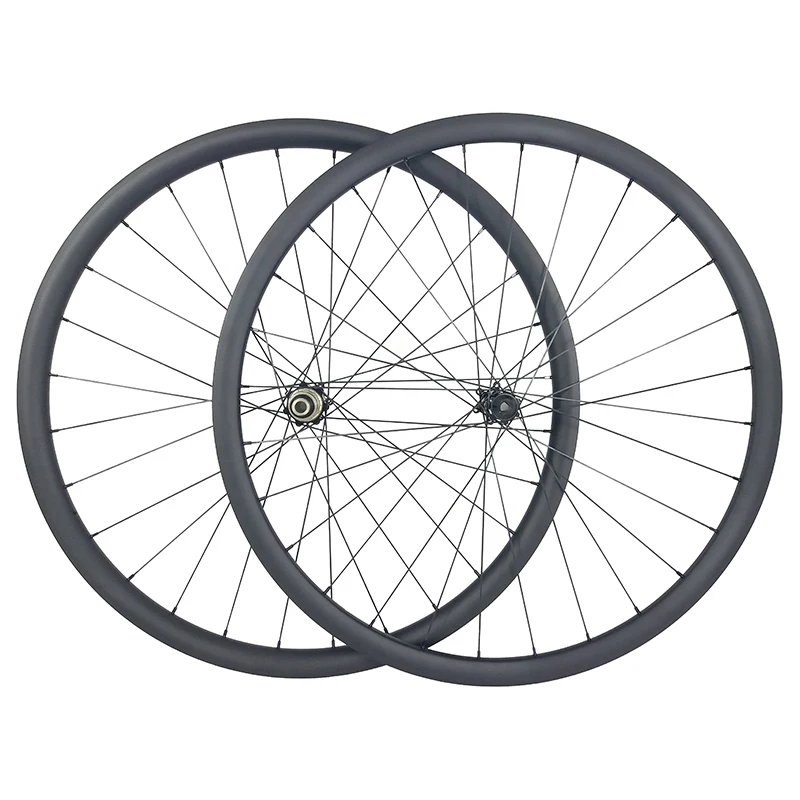 1390 г 29er MTB XC гравий 30 мм бескамерная углеродная колесная установка Глубокий