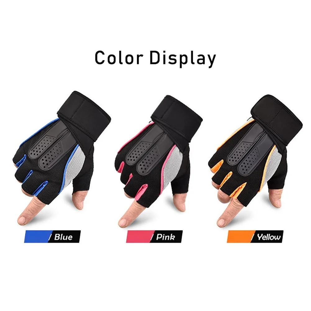 

Equipment Training Half Finger Sports Fitness Gloves Men Women Weightlifting Fitness Workout Gloves Anti-slip Ringding Gloves