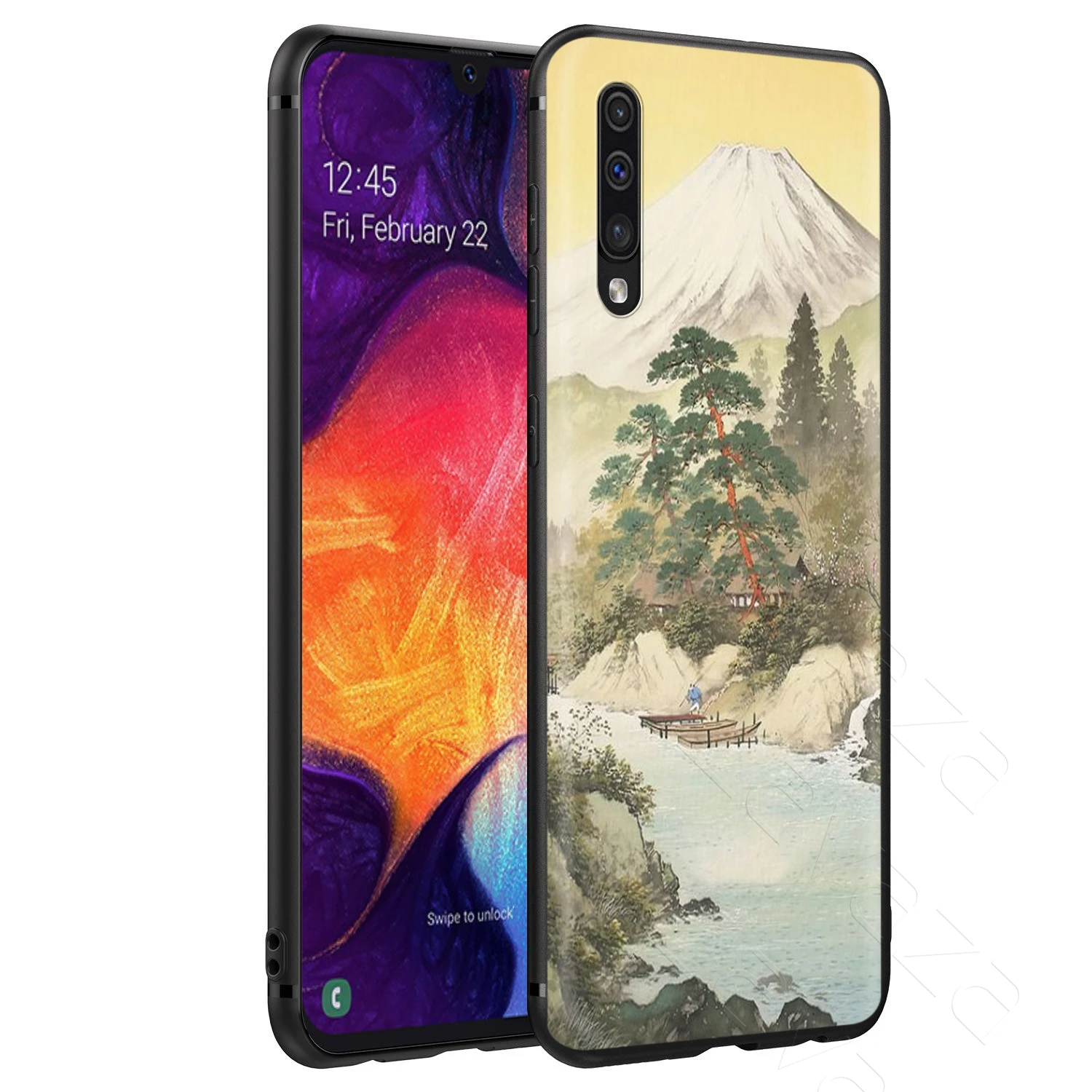 Lavaza японский кран Fuji Mountain Wave чехол для Samsung Galaxy Note 10 Plus A10 A30 A40 A50 A70 M20 A20 A20S A10S A30S A50S |