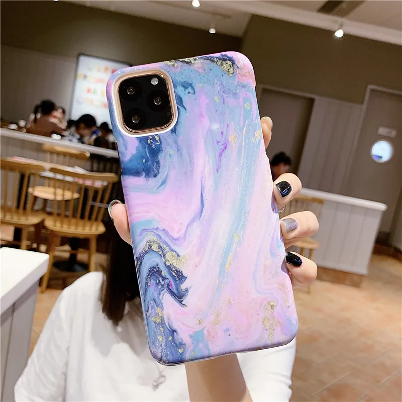 AC8308 Lovebay чехол с мраморной текстурой для iPhone 11 Pro Max X XS XR Xs Max чехол для iPhone 7 8 Plus Жесткие ПК-Чехлы - Цвет: AC8308