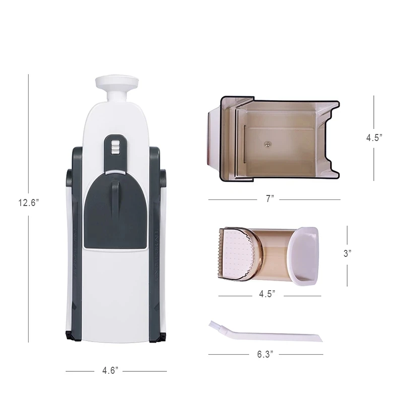 multifunctional vegetable slicer 5 in 1fruit cutter potato carrot grater chopper peeler safe kitchen gadgets french fry tool free global shipping