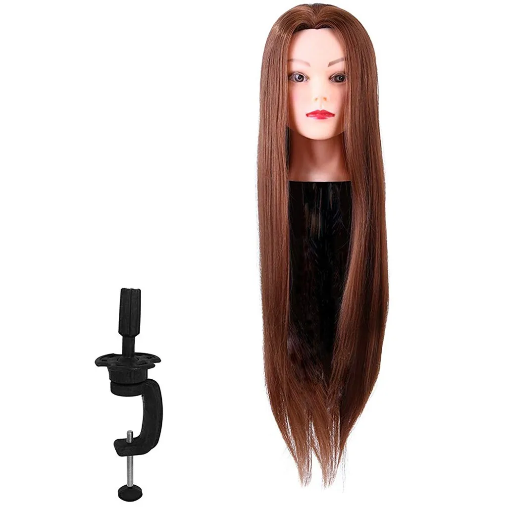 Профессиональная прическа женский манекен и косы в салоне красоты модель парика