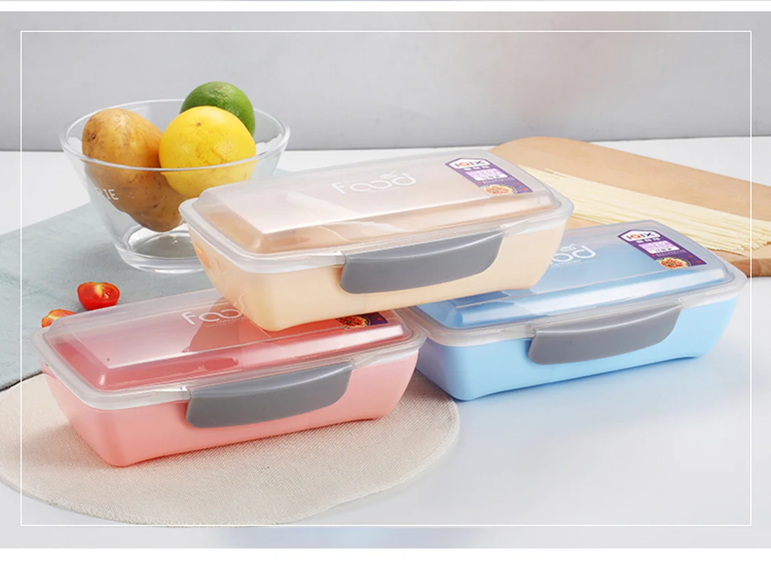 Ланч бокс детский bento контейнеры коробка для хранения фруктов и овощей бенто