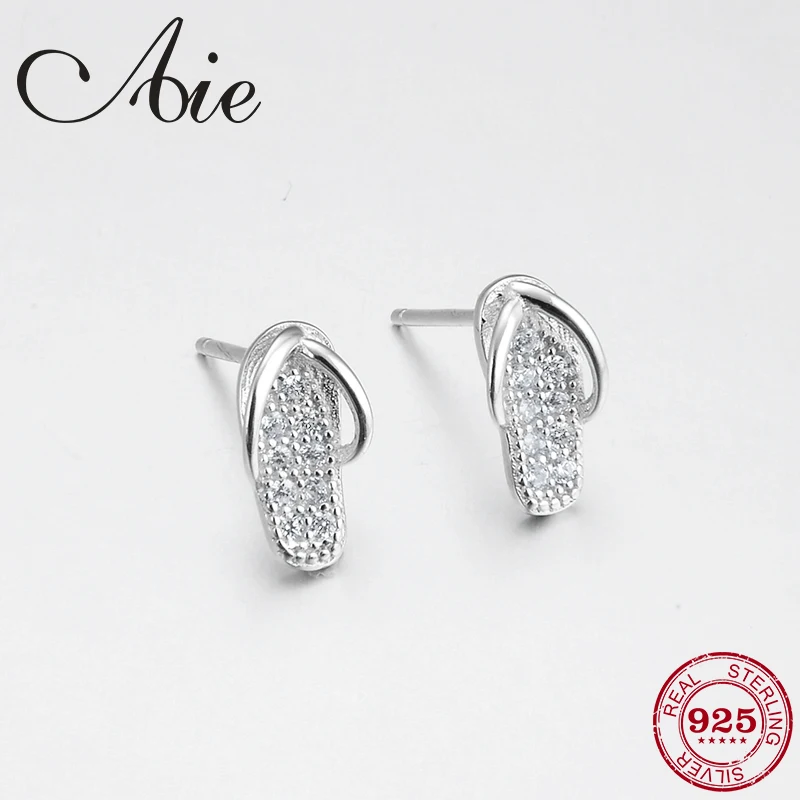 Женские серьги гвоздики из серебра 925 пробы с фианитом|Серьги-гвоздики| |