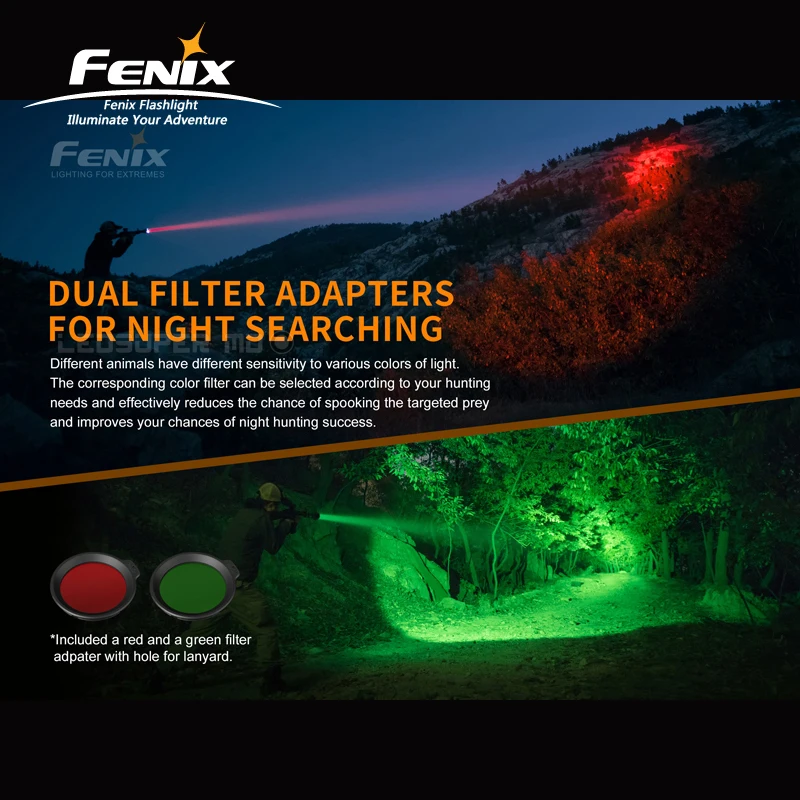 Фонарик для охоты Fenix HT18 CREE XHP35 925 М светодиодный ность луча 1500 лм литий-ионный