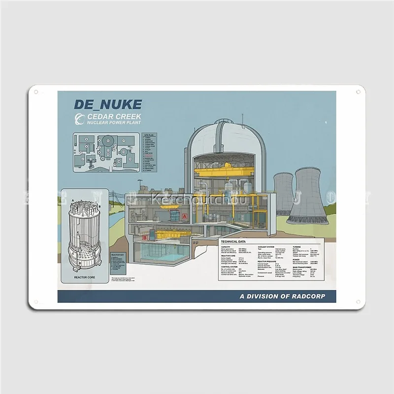 

De_Nuke схемы металлическая табличка плакаты настенный паб гараж персонализированный оловянный знак плакат