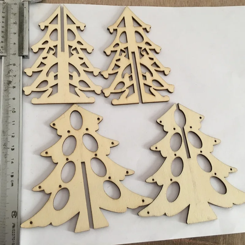 2 шт. деревянные настольные украшения для новогодней ёлки | Дом и сад