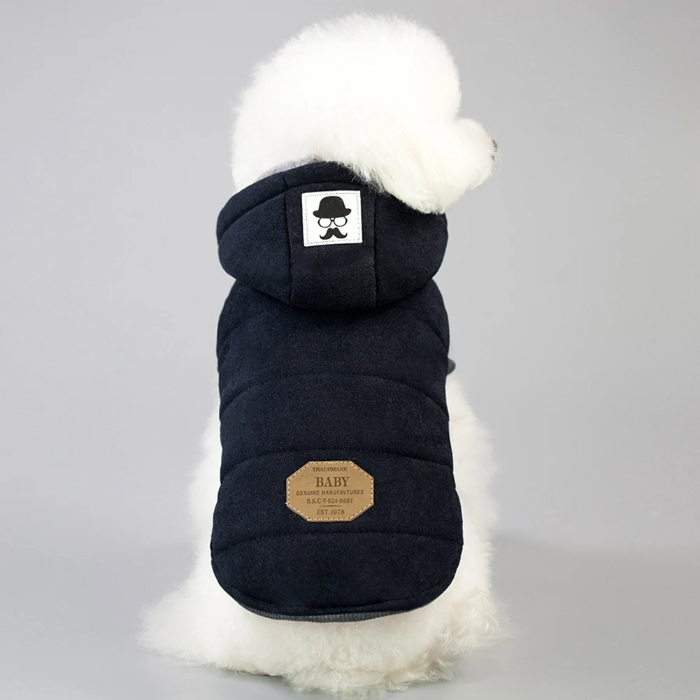 

New Cotton Dog Vest Thickened Pet Jacket Winter Warm Dog Coat Hoodies Puppy Costumes Pet Clothes for Small Medium Dogs