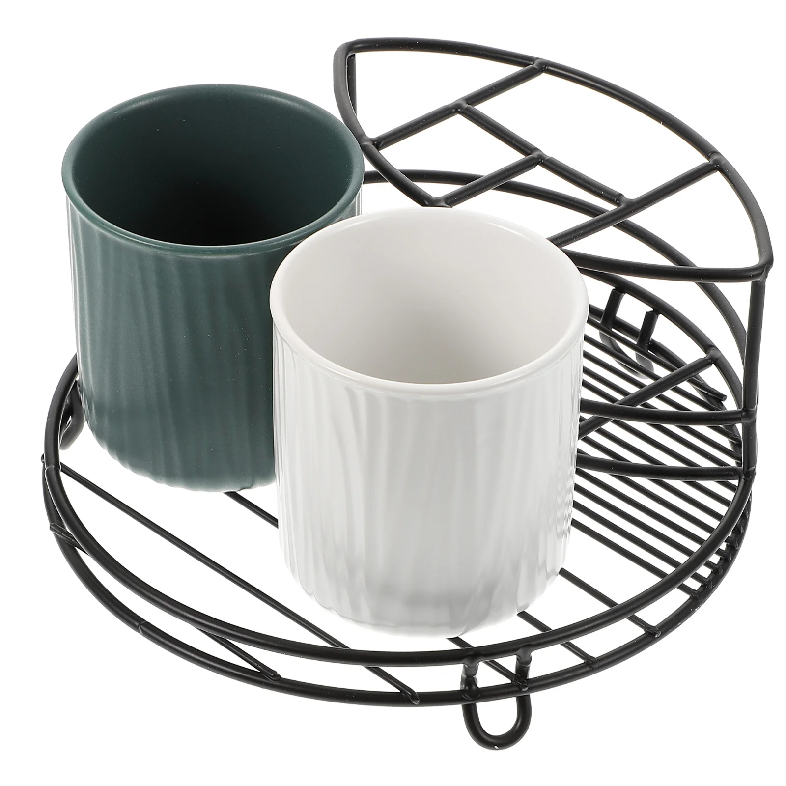 

1 Set of Versatile Storage Rack Nordic Style Cup Household Storage Stand