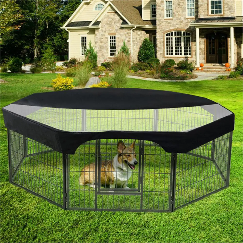 

Pet Fence Dog Gate Puppy Small Animal Cage Foldable Playpen Crate Fence Kennel House Exercise Training Cage Dog Supplies