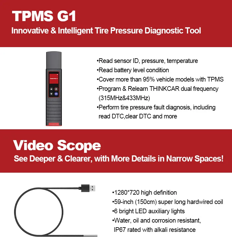 

Pro Diagnostic Scanner Diagnostic System Engine ABS SRS TPMS OBDII Code Reader