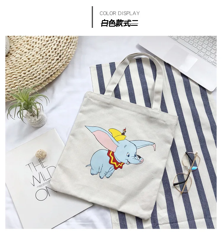 Disney Dumbo сумка женская новая простая ткань сумка наплечная сумка-мессенджер женская сумка повседневная хозяйственная сумка