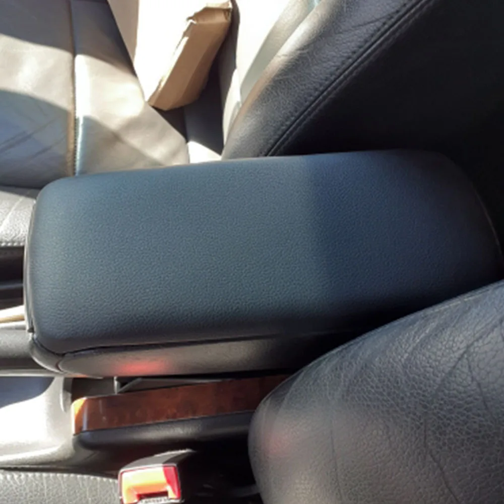 

Storage Box Lid Cover Car Pad Shell Car Accessories Center Leather Armrest Console Protective Cover For Audi A6 C5 1999-2005