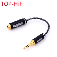 top hifi balance audio cable 4 4mm to 2 5mm 3 5mm to 4 4mm super copper cop conversion cable for nobunaga