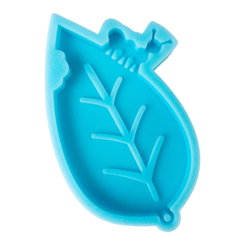 

Ant Leaf Earrings Epoxy Resin Mold Keychain Necklace Pendant Silicone Mould DIY Crafts Jewelry Casting Tools